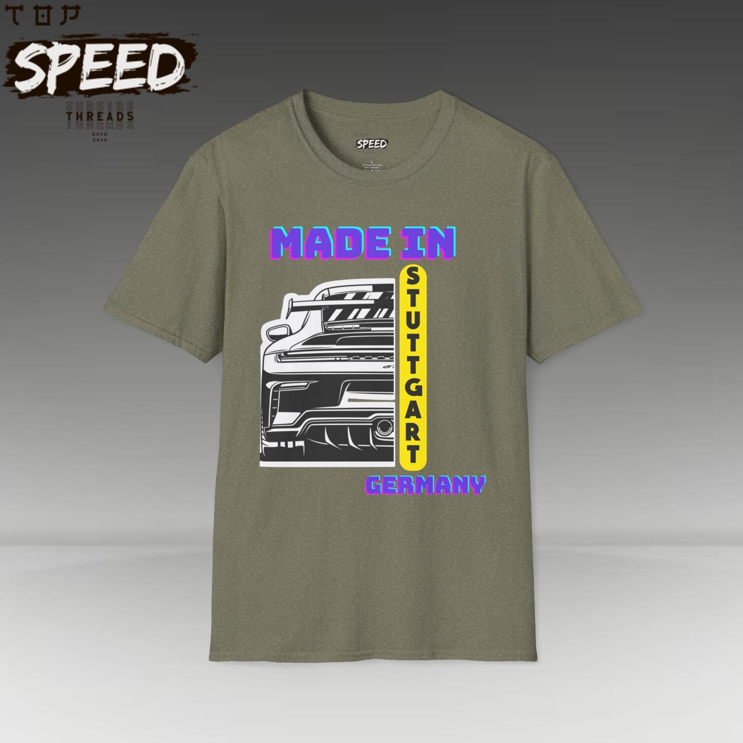 Porsche Made in Stuttgart Germany Graphic Tee