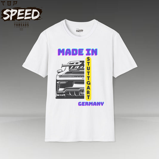 Porsche Made in Stuttgart Germany Graphic Tee