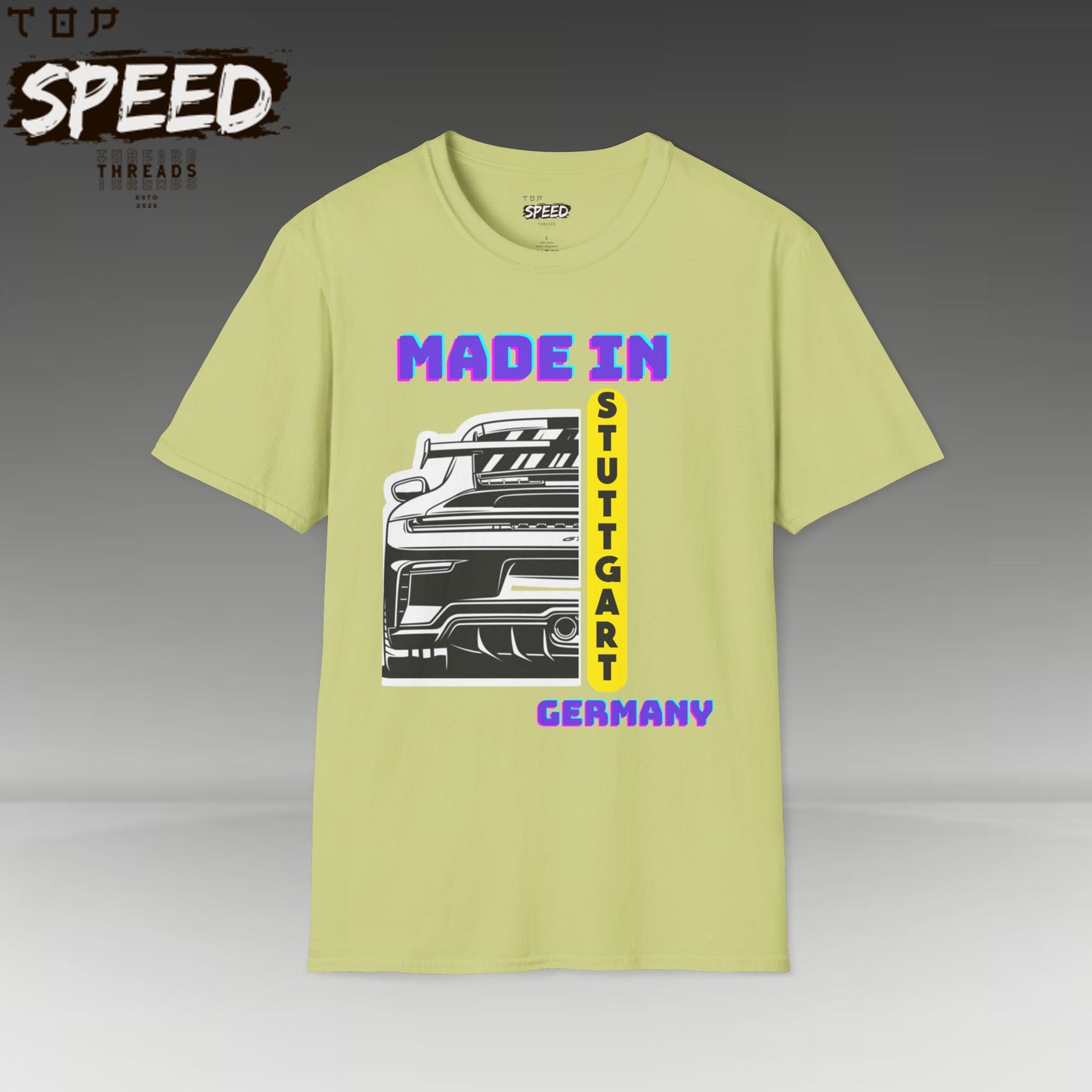 Porsche Made in Stuttgart Germany Graphic Tee
